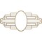 Ekena Millwork Elizabeth Wood Fretwork Pierced Ceiling Medallion, Birch, 22"W x 11"H x 6"IW x 10 3/8"IH x 1/4"T CMWP22X11X0250EBBI - alternate 1